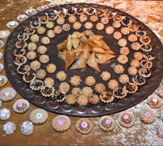 עוגיות מעוצבות בצורת עיגול